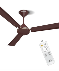 Havells 1200mm Efficiencia Prime BLDC Motor Ceiling Fan | 5 Star with Remote, 100% Copper | Upto 53% Energy Saving, High Air Delivery, 2 Year Warranty, Inverter Friendly, Timer | (Pack of 1, Brown)